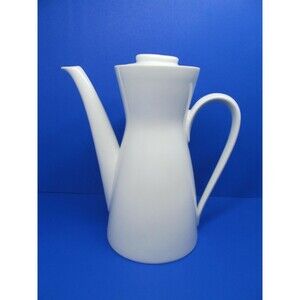Rosenthal Germany White 8 1/4" Tall Pitcher With Non Original Lid GC